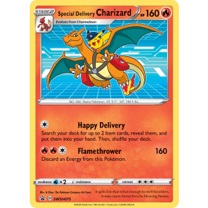 Promo Special Delivery Charizard SWSH075/307 Pokemon TCG Sword & Shield SWSH Black Star Promos