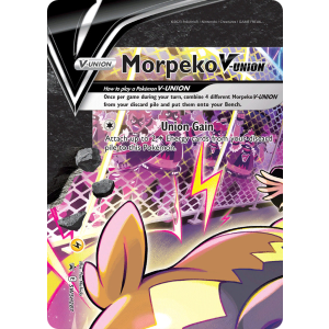 Promo Morpeko V-UNION SWSH287/307 Pokemon TCG Sword & Shield SWSH Black Star Promos