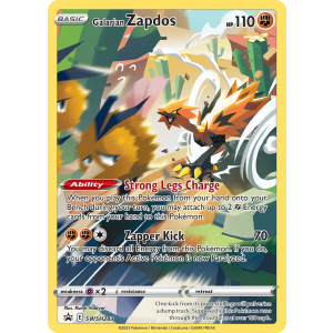 Promo Galarian Zapdos SWSH283/307 Pokemon TCG Sword & Shield SWSH Black Star Promos