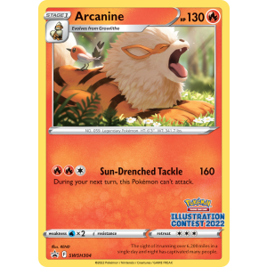 Promo Arcanine SWSH304/307 Pokemon TCG Sword & Shield SWSH Black Star Promos