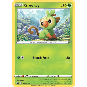 Promo Grookey SWSH001/307 Pokemon TCG Sword & Shield SWSH Black Star Promos