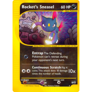 Promo Rocket's Sneasel 5/9 Pokemon TCG Other Best of Game