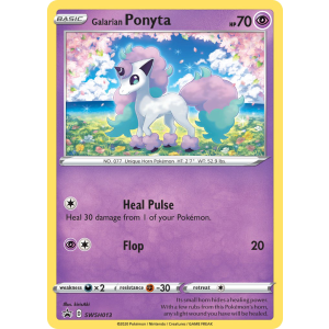 Promo Galarian Ponyta SWSH013/307 Pokemon TCG Sword & Shield SWSH Black Star Promos