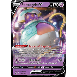 Promo Polteageist V SWSH021/307 Pokemon TCG Sword & Shield SWSH Black Star Promos