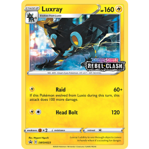 Promo Luxray SWSH023/307 Pokemon TCG Sword & Shield SWSH Black Star Promos