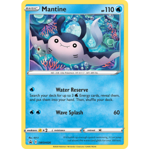 Promo Mantine SWSH026/307 Pokemon TCG Sword & Shield SWSH Black Star Promos