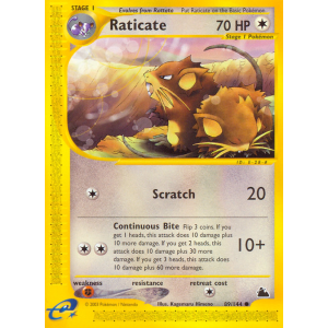 Raticate 89/144 Pokemon TCG E-Card Skyridge