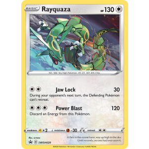 Promo Rayquaza SWSH029/307 Pokemon TCG Sword & Shield SWSH Black Star Promos