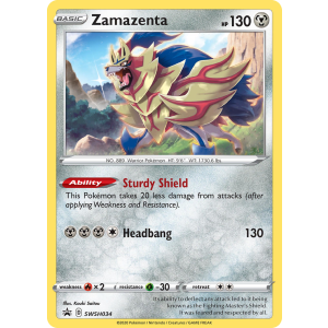 Promo Zamazenta SWSH034/307 Pokemon TCG Sword & Shield SWSH Black Star Promos