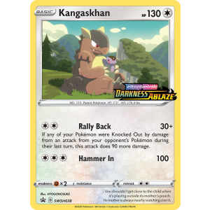 Promo Kangaskhan SWSH038/307 Pokemon TCG Sword & Shield SWSH Black Star Promos