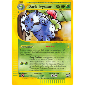 Promo Dark Ivysaur 6/9 Pokemon TCG Other Best of Game