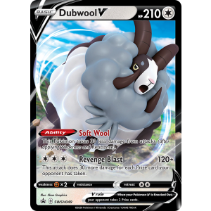 Promo Dubwool V SWSH049/307 Pokemon TCG Sword & Shield SWSH Black Star Promos