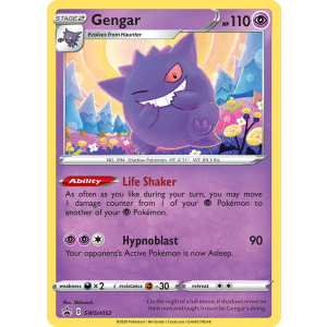 Promo Gengar SWSH052/307 Pokemon TCG Sword & Shield SWSH Black Star Promos