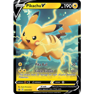 Promo Pikachu V SWSH063/307 Pokemon TCG Sword & Shield SWSH Black Star Promos