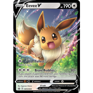 Promo Eevee V SWSH065/307 Pokemon TCG Sword & Shield SWSH Black Star Promos