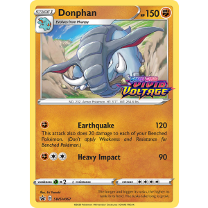 Promo Donphan SWSH067/307 Pokemon TCG Sword & Shield SWSH Black Star Promos