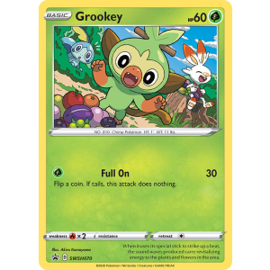 Promo Grookey SWSH070/307 Pokemon TCG Sword & Shield SWSH Black Star Promos