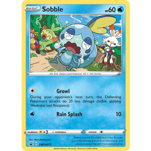 Promo Sobble SWSH073/307 Pokemon TCG Sword & Shield SWSH Black Star Promos