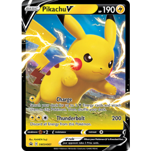 Promo Pikachu V SWSH061/307 Pokemon TCG Sword & Shield SWSH Black Star Promos