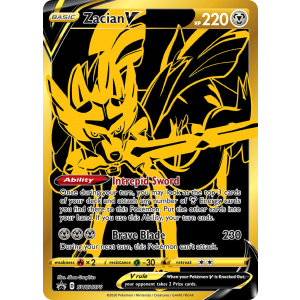 Promo Zacian V SWSH076/307 Pokemon TCG Sword & Shield SWSH Black Star Promos