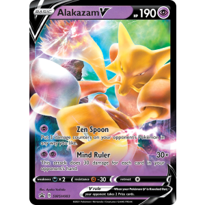 Promo Alakazam V SWSH083/307 Pokemon TCG Sword & Shield SWSH Black Star Promos