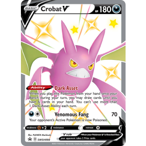 Promo Crobat V SWSH098/307 Pokemon TCG Sword & Shield SWSH Black Star Promos