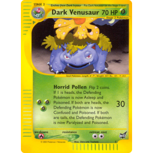 Promo Dark Venusaur 7/9 Pokemon TCG Other Best of Game