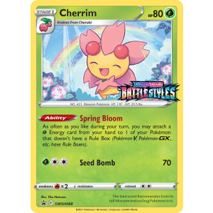 Promo Cherrim SWSH088/307 Pokemon TCG Sword & Shield SWSH Black Star Promos