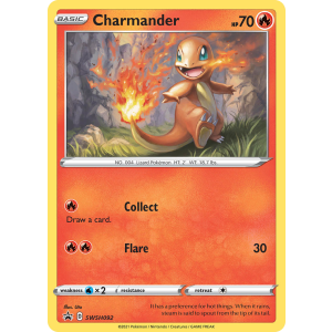 Promo Charmander SWSH092/307 Pokemon TCG Sword & Shield SWSH Black Star Promos