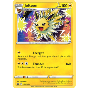 Promo Jolteon SWSH094/307 Pokemon TCG Sword & Shield SWSH Black Star Promos