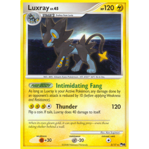 Luxray 3/17 Pokemon TCG POP POP Series 8