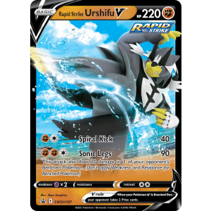 Promo Rapid Strike Urshifu V SWSH107/307 Pokemon TCG Sword & Shield SWSH Black Star Promos