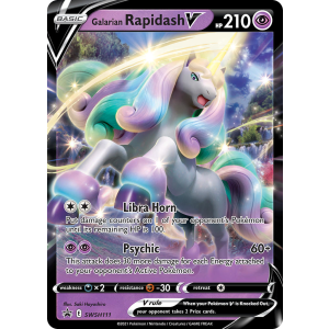 Promo Galarian Rapidash V SWSH111/307 Pokemon TCG Sword & Shield SWSH Black Star Promos