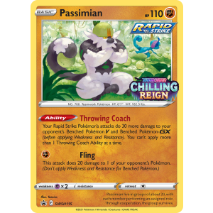 Promo Passimian SWSH115/307 Pokemon TCG Sword & Shield SWSH Black Star Promos