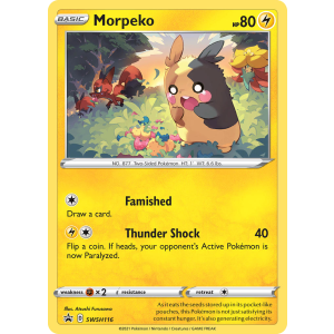 Promo Morpeko SWSH116/307 Pokemon TCG Sword & Shield SWSH Black Star Promos