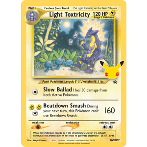 Promo Light Toxtricity SWSH137/307 Pokemon TCG Sword & Shield SWSH Black Star Promos