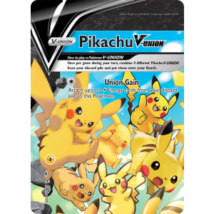 Promo Pikachu V-UNION SWSH139/307 Pokemon TCG Sword & Shield SWSH Black Star Promos