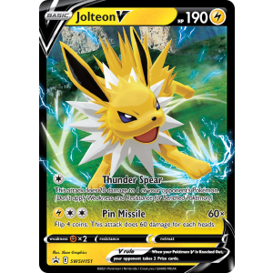 Promo Jolteon V SWSH151/307 Pokemon TCG Sword & Shield SWSH Black Star Promos