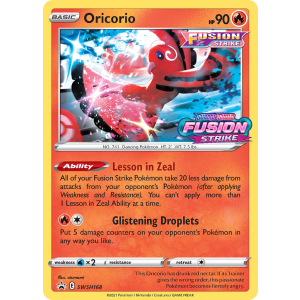 Promo Oricorio SWSH168/307 Pokemon TCG Sword & Shield SWSH Black Star Promos