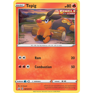 Promo Tepig SWSH172/307 Pokemon TCG Sword & Shield SWSH Black Star Promos