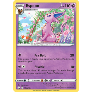 Promo Espeon SWSH174/307 Pokemon TCG Sword & Shield SWSH Black Star Promos