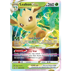 Promo Leafeon VSTAR SWSH195/307 Pokemon TCG Sword & Shield SWSH Black Star Promos