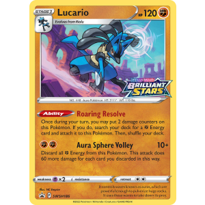 Promo Lucario SWSH186/307 Pokemon TCG Sword & Shield SWSH Black Star Promos