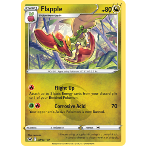 Promo Flapple SWSH189/307 Pokemon TCG Sword & Shield SWSH Black Star Promos