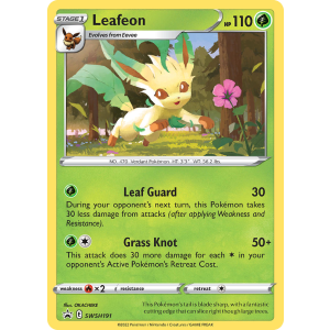 Promo Leafeon SWSH191/307 Pokemon TCG Sword & Shield SWSH Black Star Promos