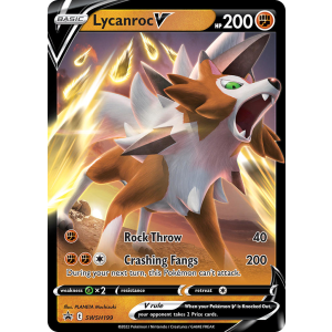 Promo Lycanroc V SWSH199/307 Pokemon TCG Sword & Shield SWSH Black Star Promos