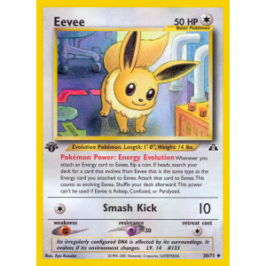 Eevee 38/75 Pokemon TCG Neo Neo Discovery