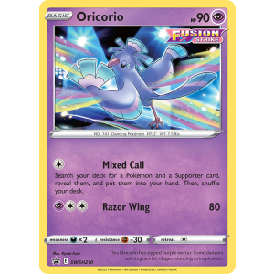 Promo Oricorio SWSH210/307 Pokemon TCG Sword & Shield SWSH Black Star Promos