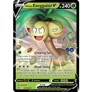 Promo Alolan Exeggutor V SWSH225/307 Pokemon TCG Sword & Shield SWSH Black Star Promos