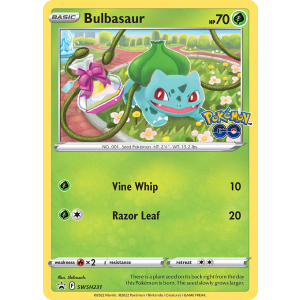 Promo Bulbasaur SWSH231/307 Pokemon TCG Sword & Shield SWSH Black Star Promos